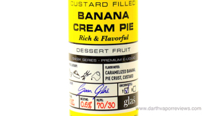 Glas vapor Basix Series Banana Cream Pie Bottle